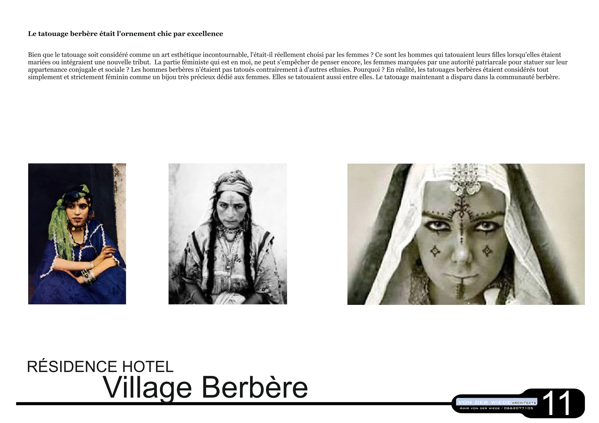 Page 11 du projet 6 Village Berbere